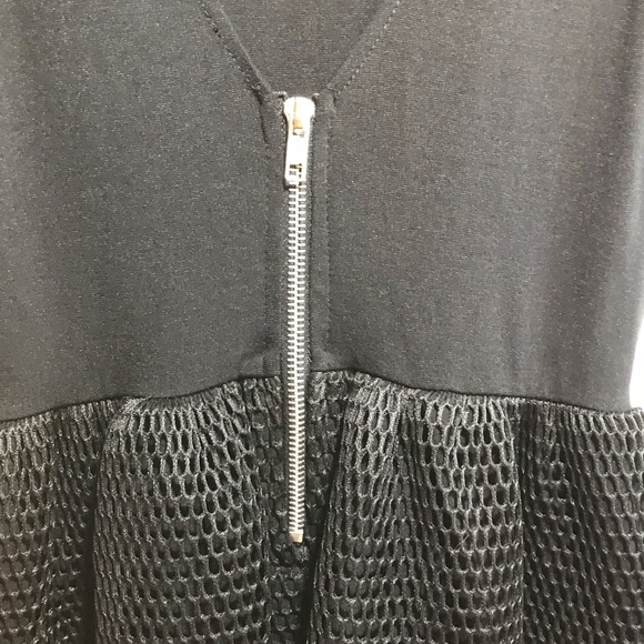 V Back Cocktail Open Weave Overlay From Waist Lord and Taylor Design Lab Sz SP - Picture 5 of 12